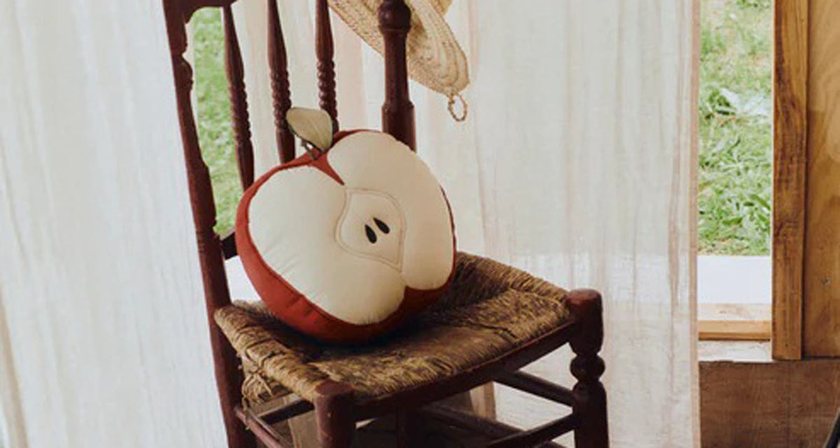 Growing up Cushion by Lorena Canals, showing growing up cushion in live shot.