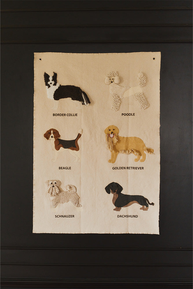 Wall Hanger Dogs by Lorena Canals