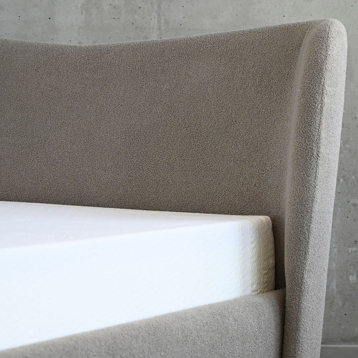 Harlow Storage Bed by Mobital, showing closeup view of harlow storage bed.