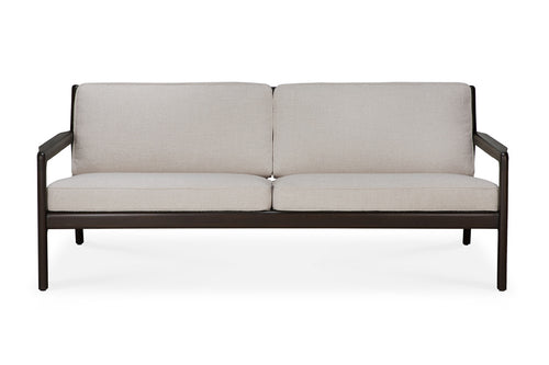 Jack Sofa by Ethnicraft, showing front view of jack sofa.