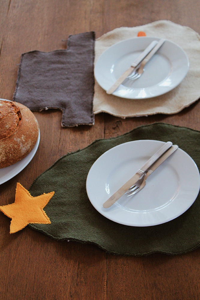 Set of 4 Christmas Placemats by Lorena Canals