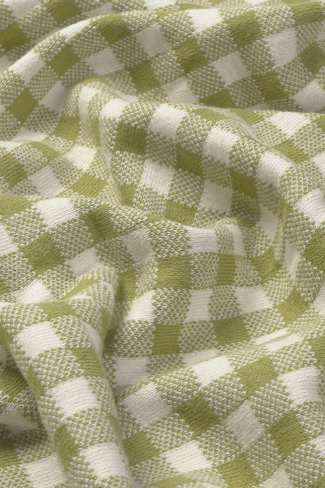 Knitted Blanket Vichy by Lorena Canals