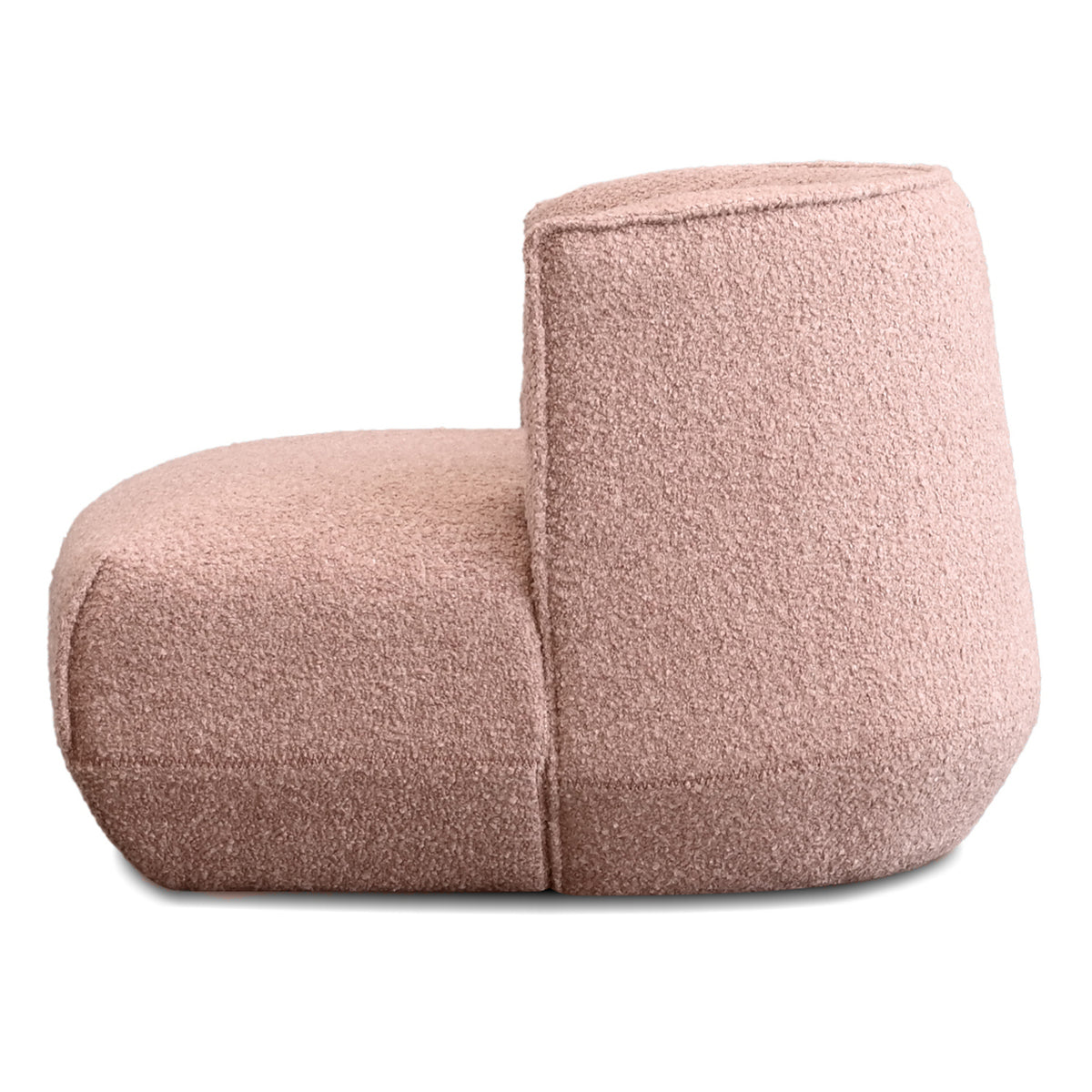 Kitsui Lounge Chair by Mobital, showing side view of kitsui lounge chair.