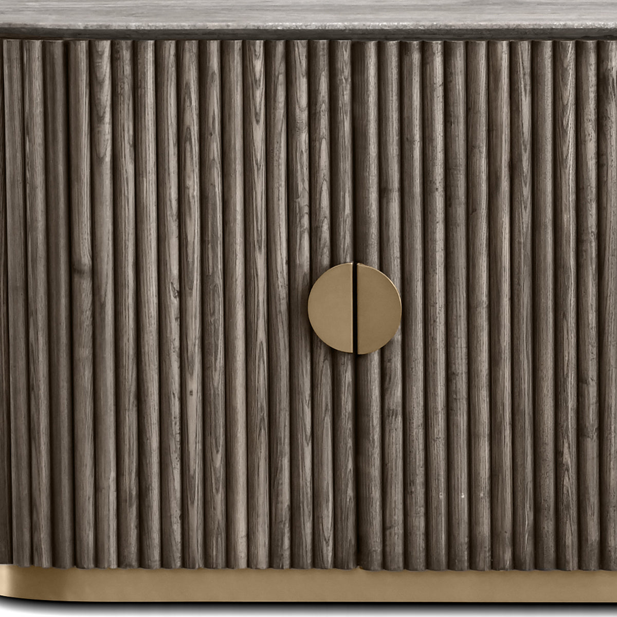 Koii Sideboard by Mobital, showing closeup view of koii sideboard.