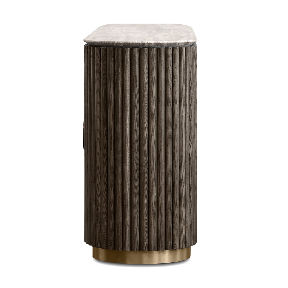 Koii Sideboard by Mobital, showing side view of koii sideboard.
