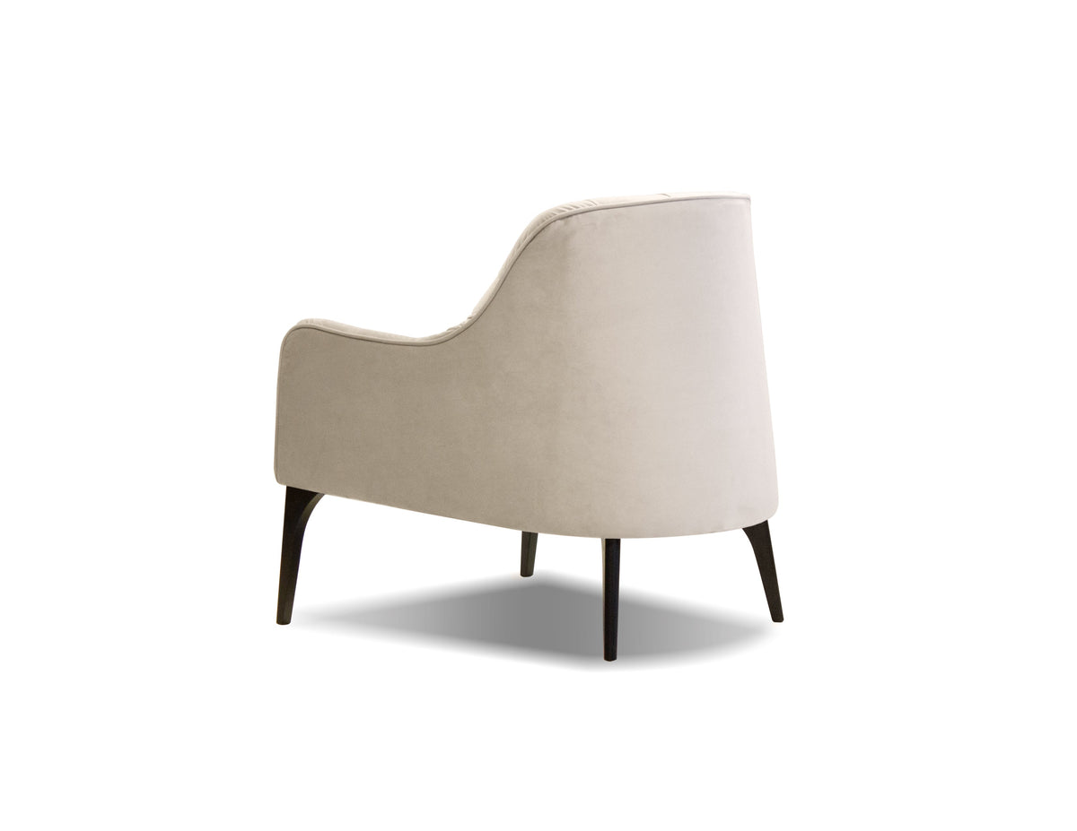 Ellington Occasional Chair in Oyster Velvet