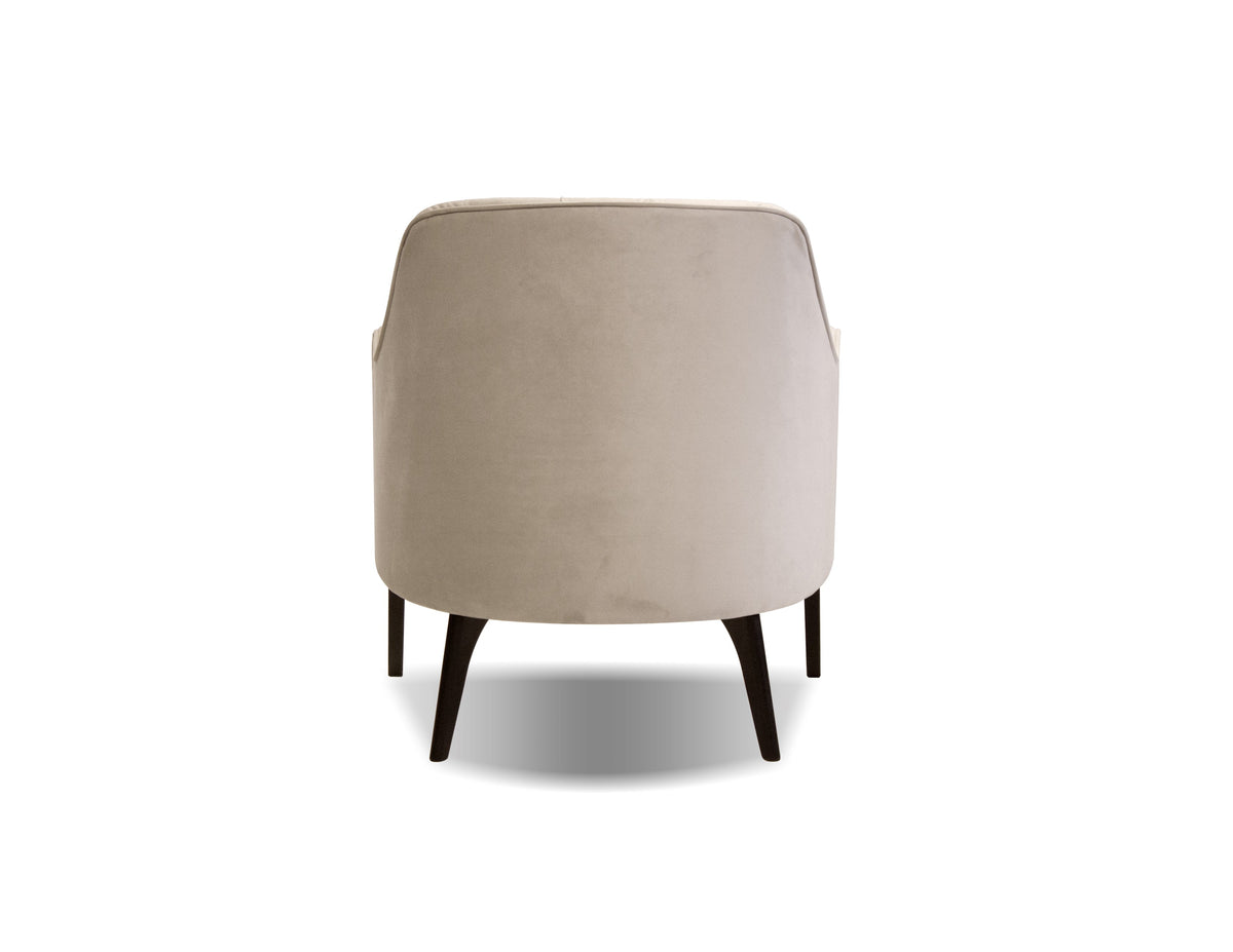 Ellington Occasional Chair in Oyster Velvet