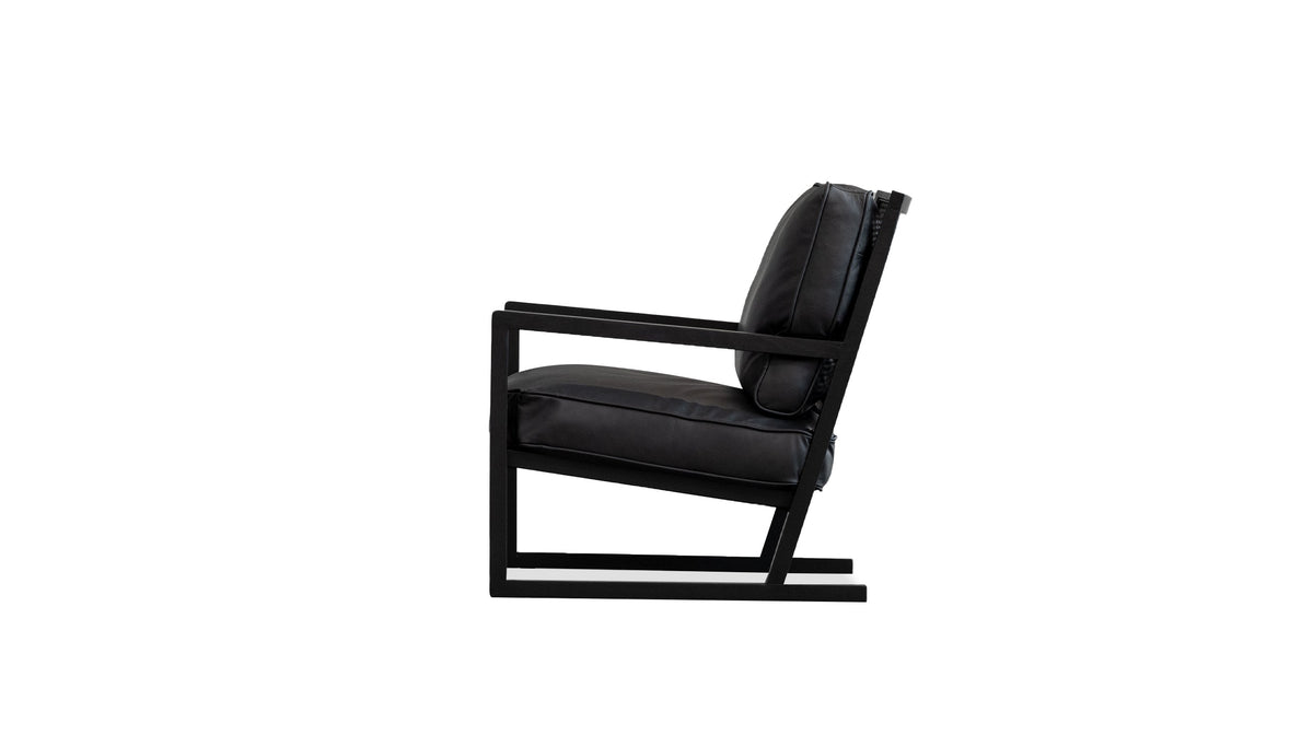 Charles Lounge Chair Black