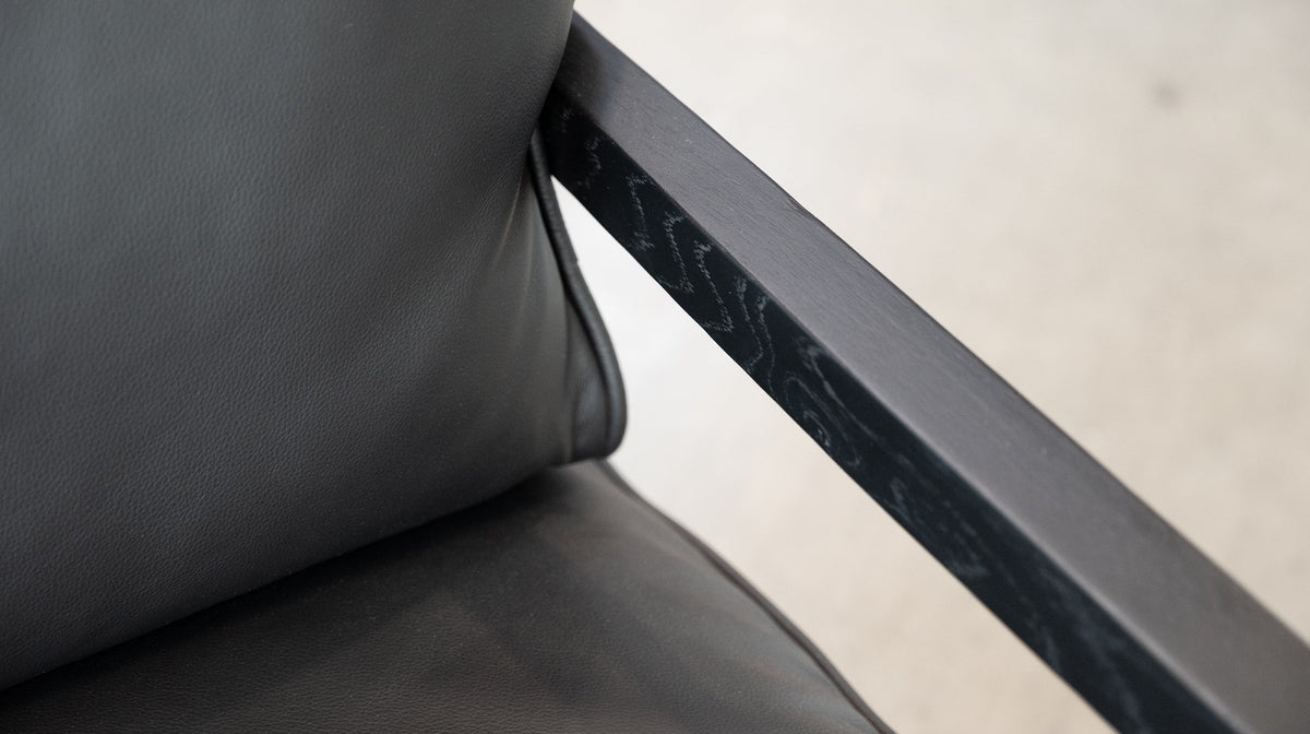 Charles Lounge Chair Black