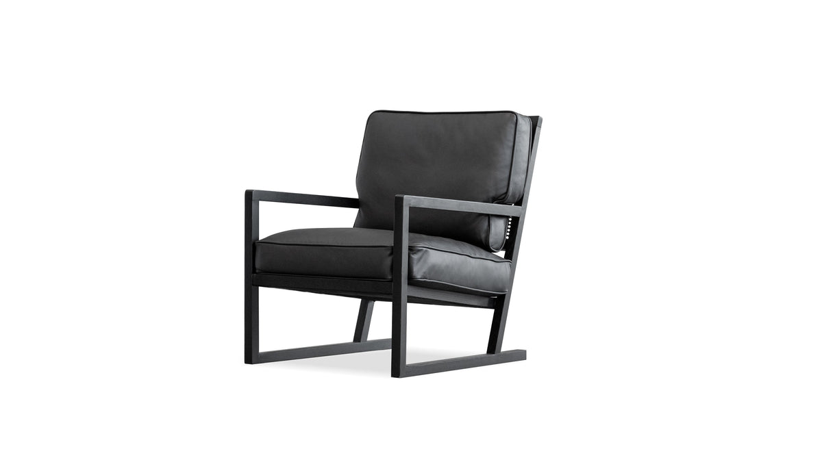 Charles Lounge Chair Black