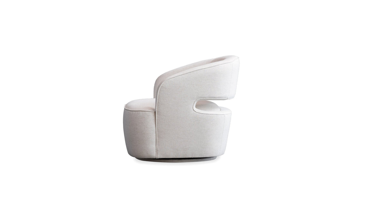 Dahlia Lounge Chair Swivel Nomad Snow