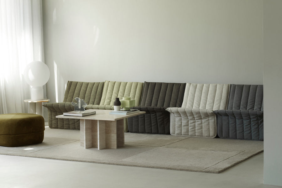 Limit Lounge Chair by Normann Copenhagen, showing limit lounge chair in live shot.