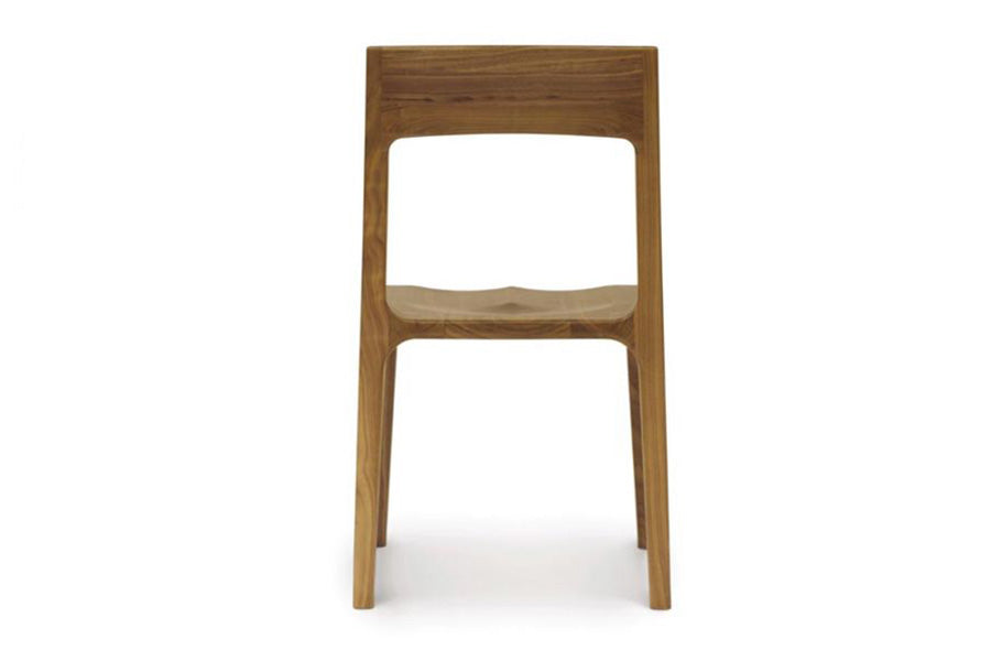 Lisse Side Chair by Copeland Furniture, showing back view of lisse side chair.
