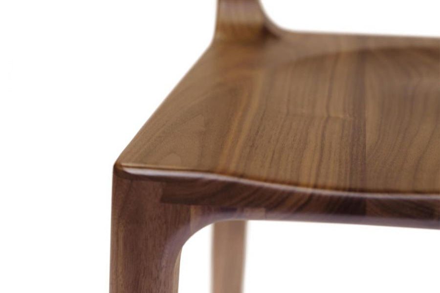Lisse Side Chair by Copeland Furniture, showing closeup view of lisse side chair.
