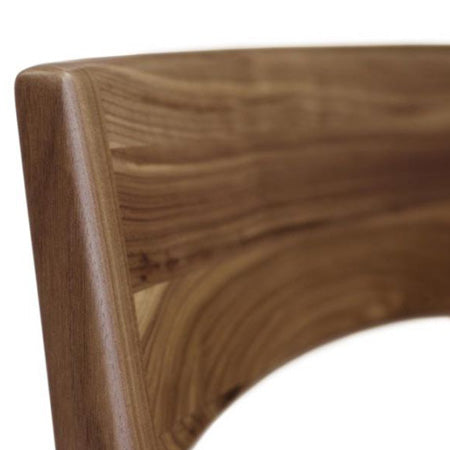 Lisse Side Chair by Copeland Furniture, showing closeup view of lisse side chair.