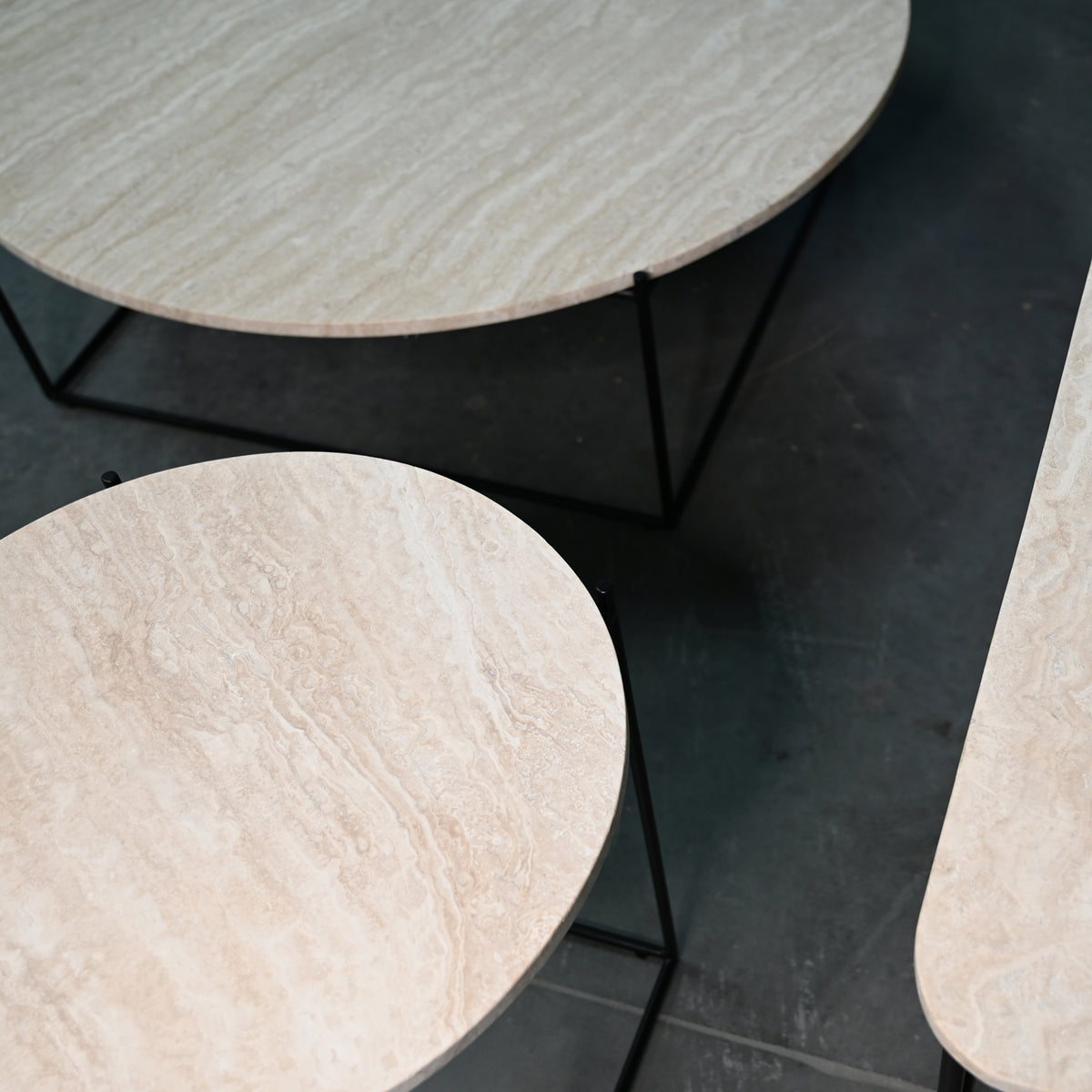 Lola End Table by Mobital, showing closeup view of lola end table.