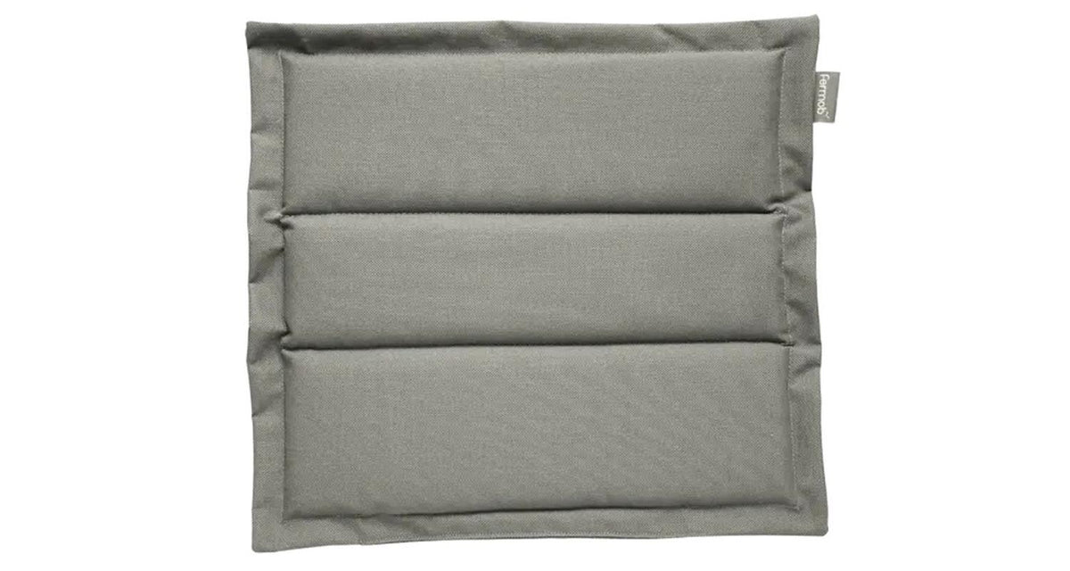 Luxembourg Chair Cushion by Fermob, showing front view of luxembourg chair cushion.