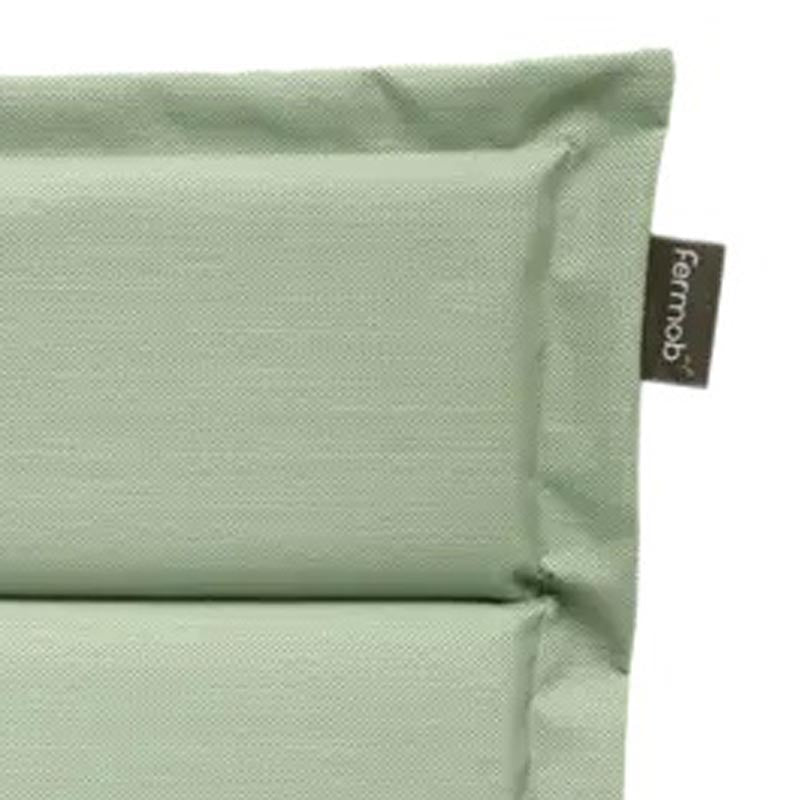 Luxembourg Chair Cushion by Fermob, showing closeup view of luxembourg chair cushion.