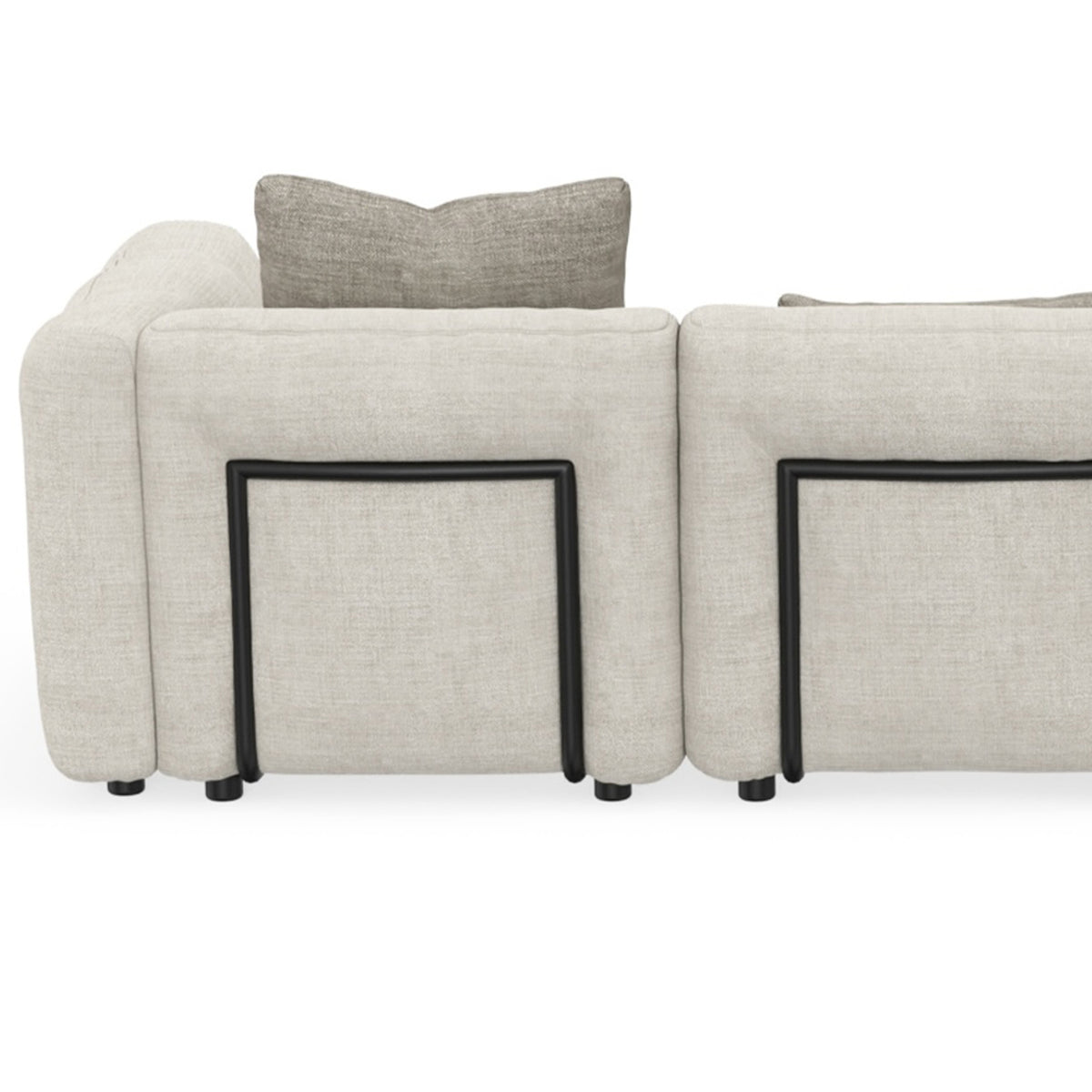 Maarten Sectional Sofa by Mobital, showing closeup view of maarten sectional sofa.