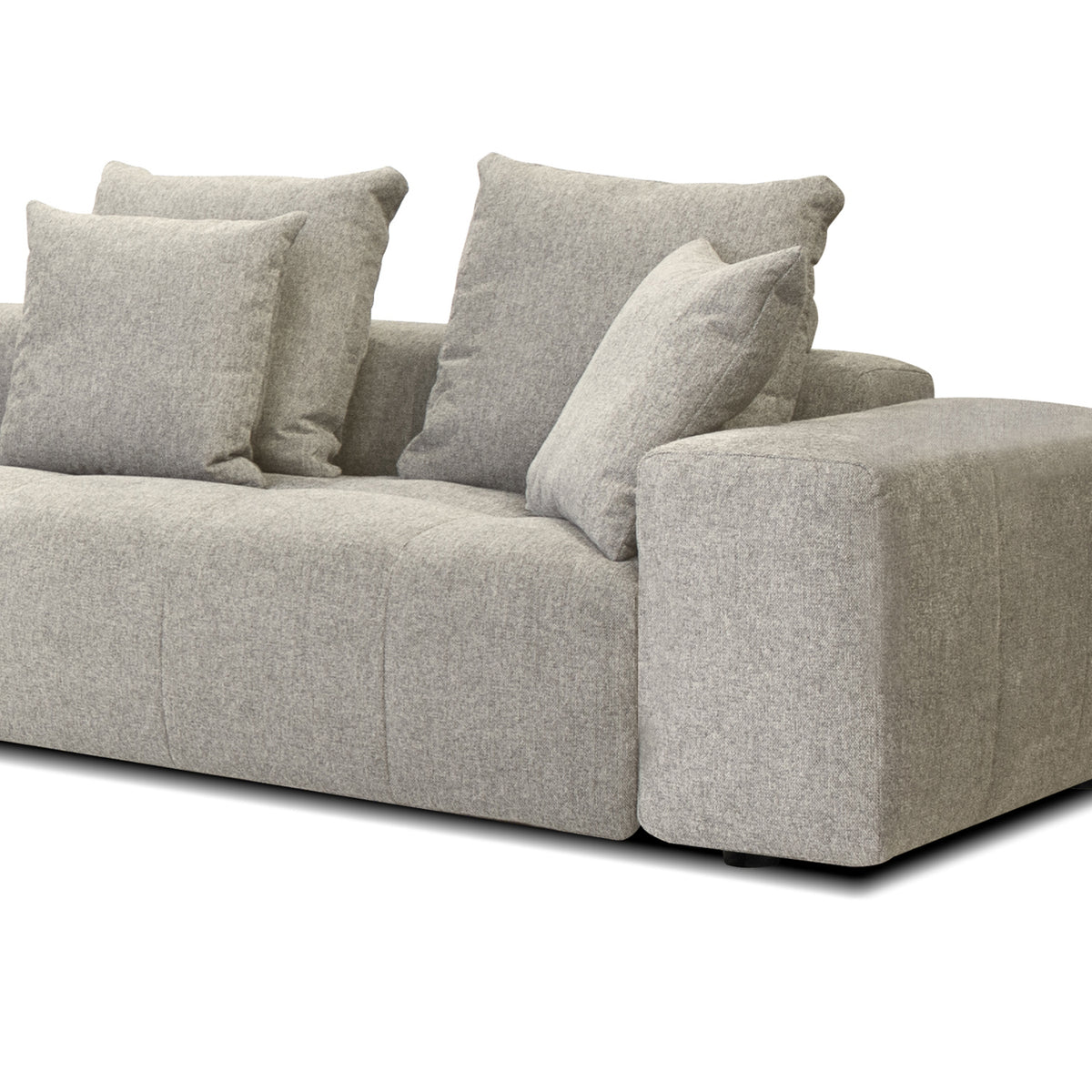 Mallow Sectional Sofa by Mobital, showing closeup view of mallow sectional sofa.