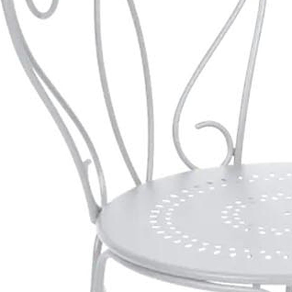 Montmartre Chair by Fermob, showing closeup view of montmartre chair.