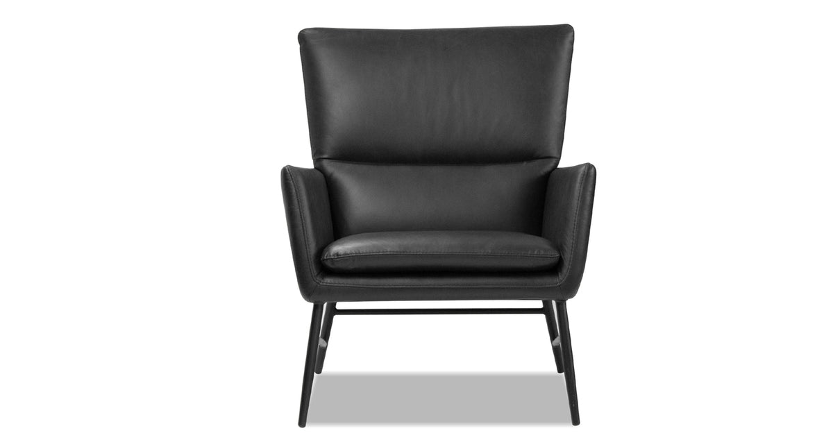 Morisson Lounge Chair by Mobital, showing front view of morisson lounge chair.