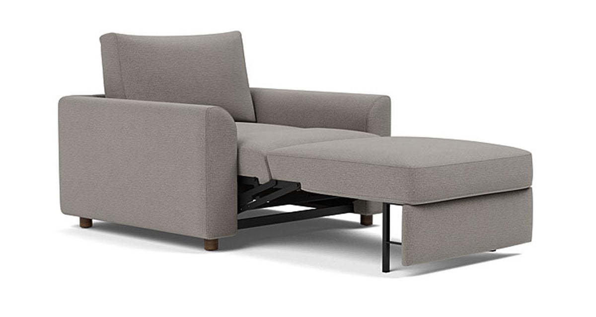 Neah Chair with Curved Arms by Innovation, showing open view of neah chair with curved arms.