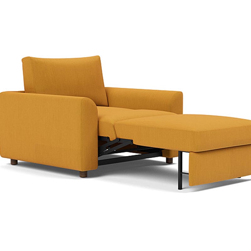 Neah Chair with Curved Arms by Innovation, showing open view of neah chair with curved arms.