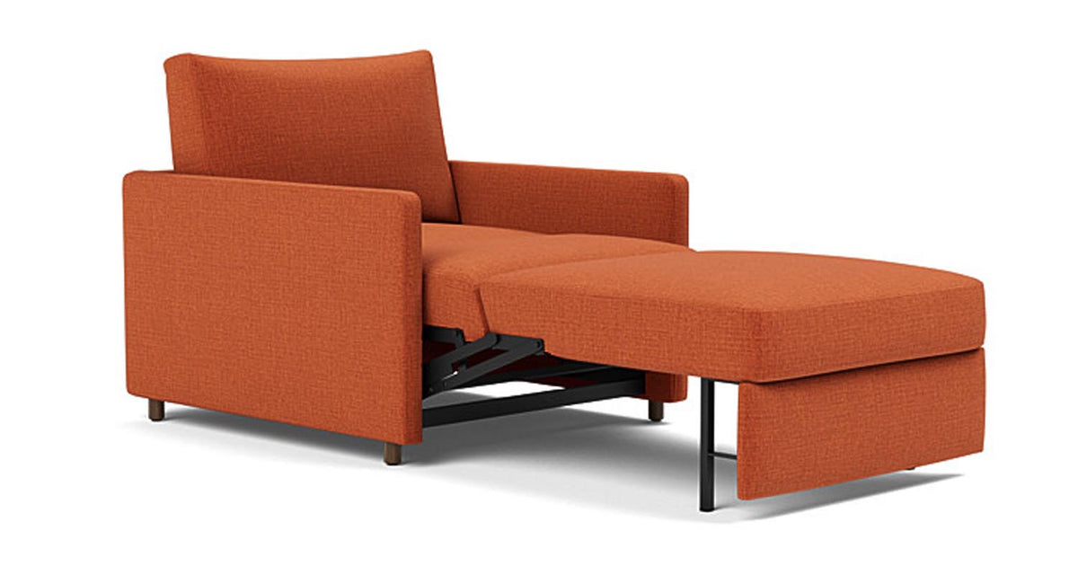 Neah Chair with Slim Arms by Innovation, showing open view of neah chair with slim arms.