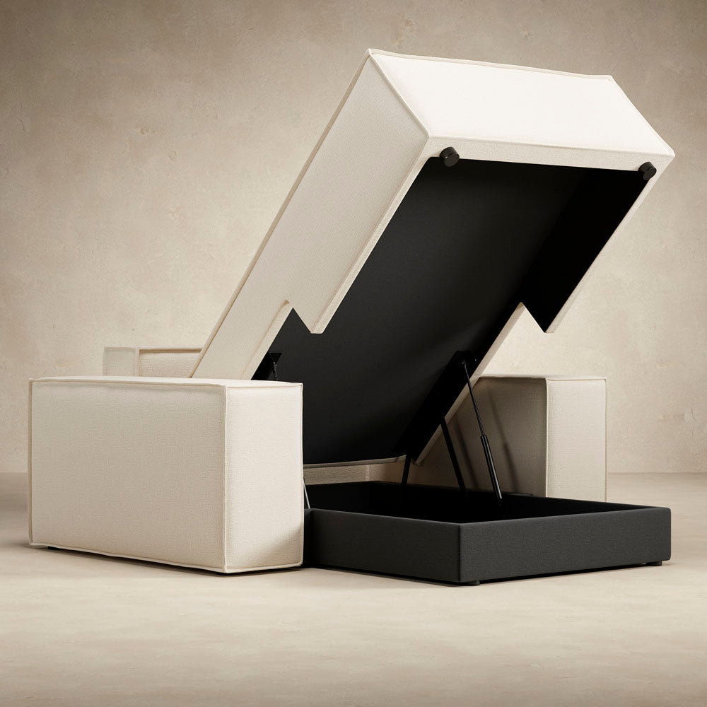Newilla Lounger Chair with Wide Arms by Innovation, showing open view of newilla lounger chair with wide arms.
