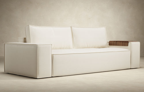 Newilla Sofa Bed with Wide Arms by Innovation - 255 Adario Basmati (Stocked).