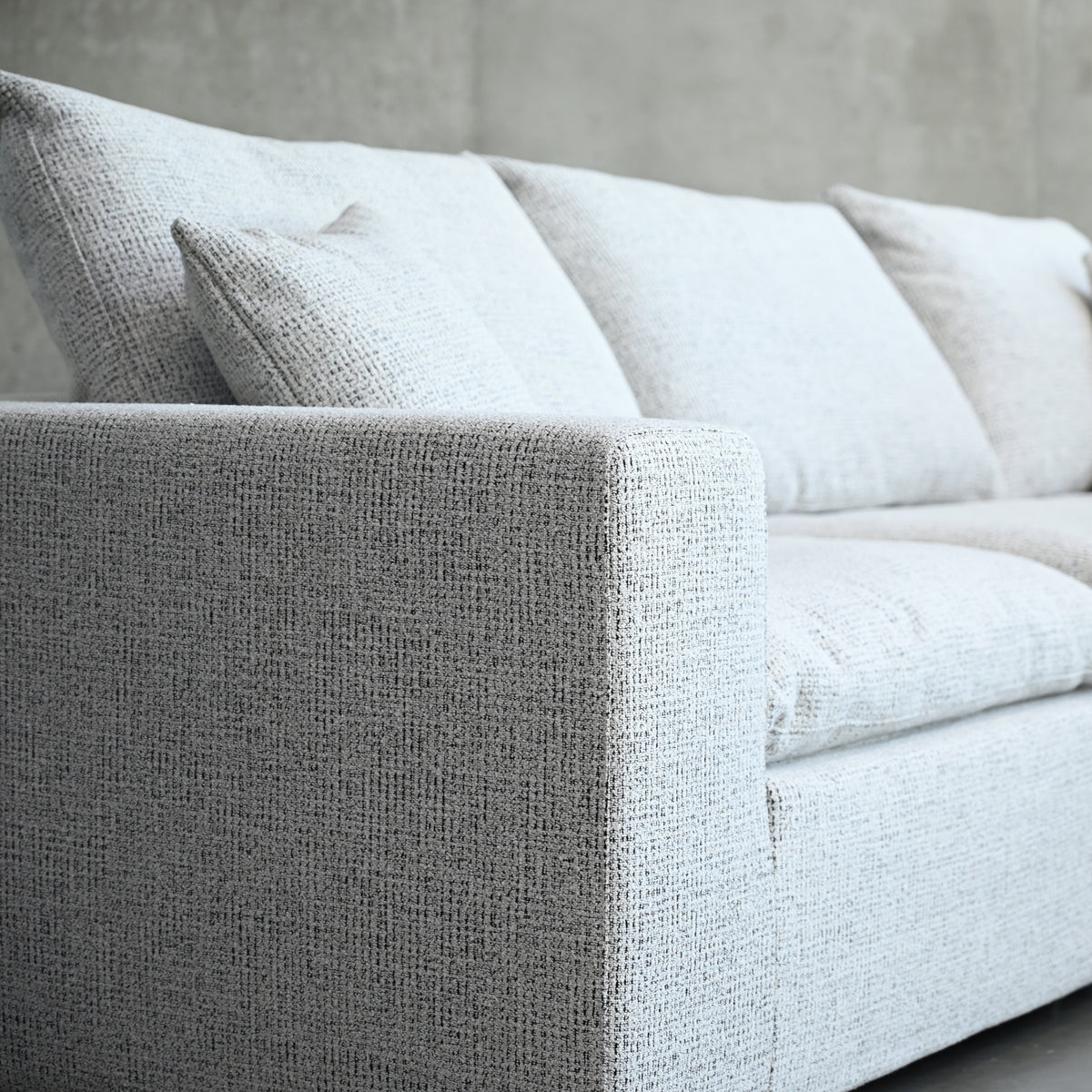 Nimbus Sectional Sofa by Mobital, showing closeup view of nimbus sectional sofa.