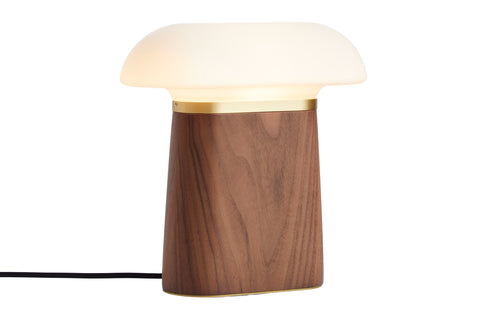 Nova Table Lamp by Woud - Walnut.