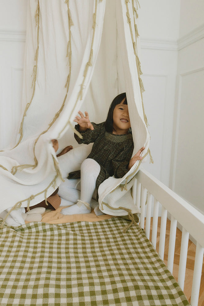 Knitted Blanket Vichy by Lorena Canals