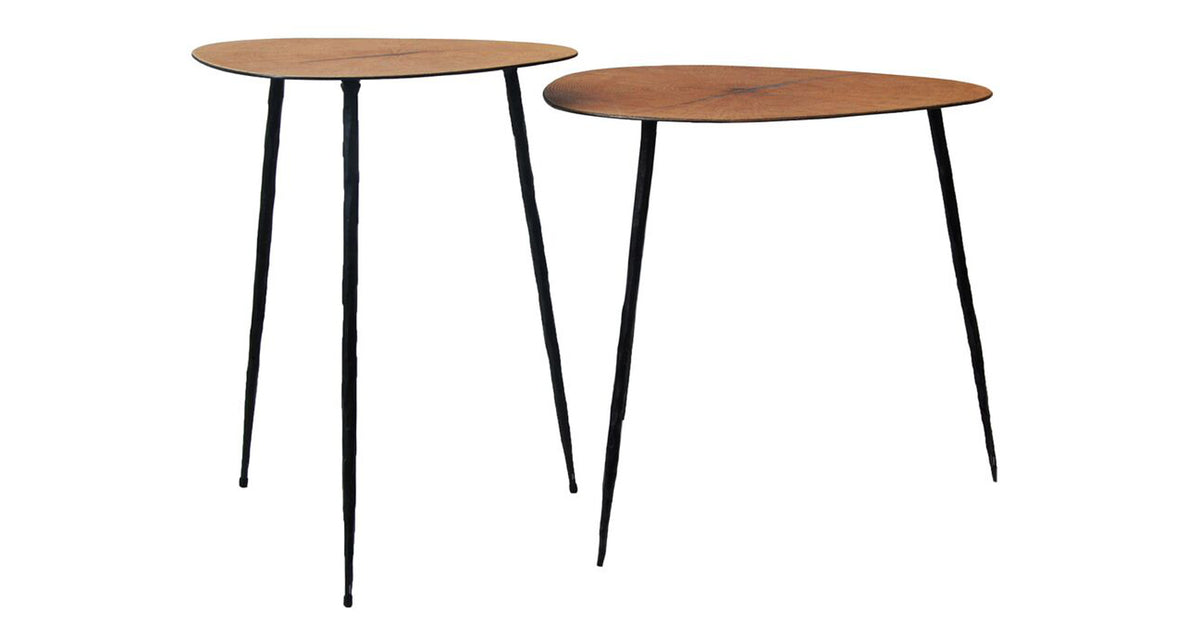 Oakley End Table by Mobital, showing front view of oakley end table.