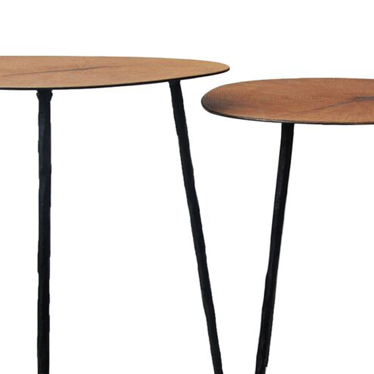 Oakley End Table by Mobital, showing closeup view of oakley end table.