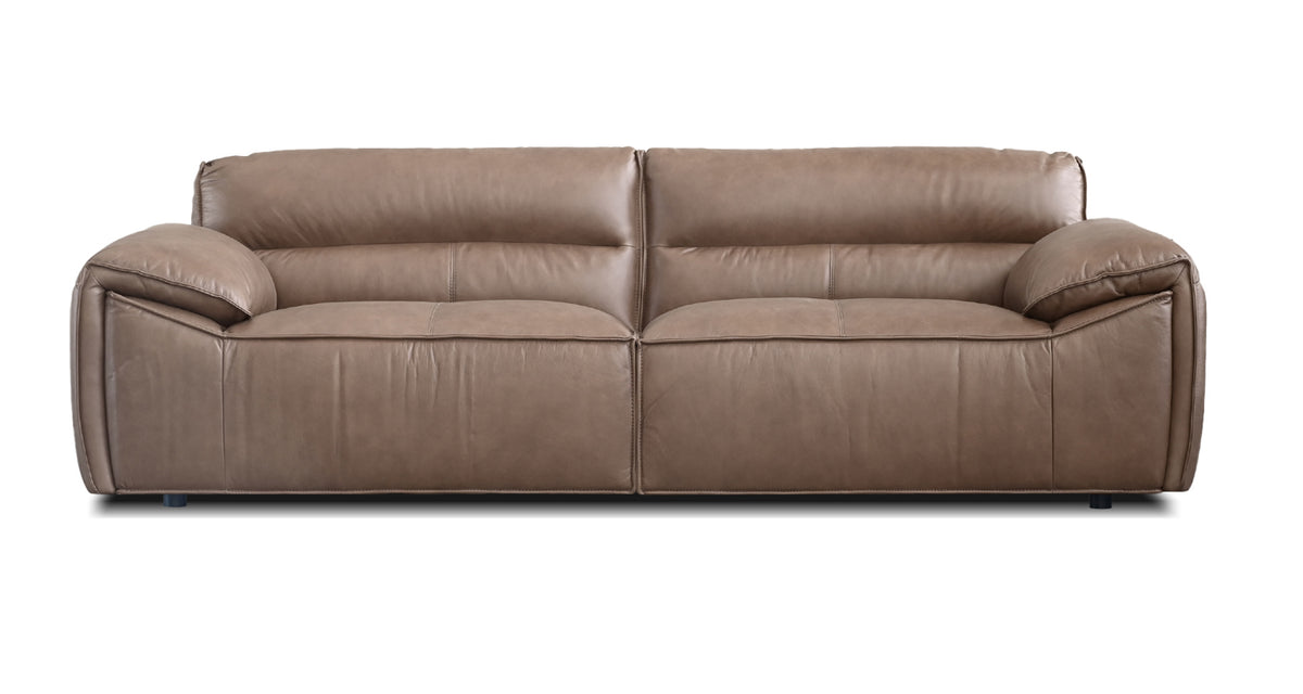Osta Sofa by Mobital, showing front view of osta sofa.