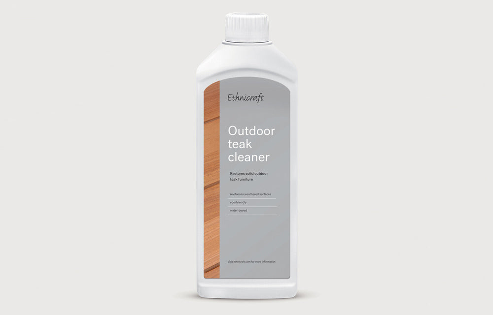 Ethnicraft Outdoor Teak Cleaner by Ethnicraft, showing front view of ethnicraft outdoor teak cleaner.