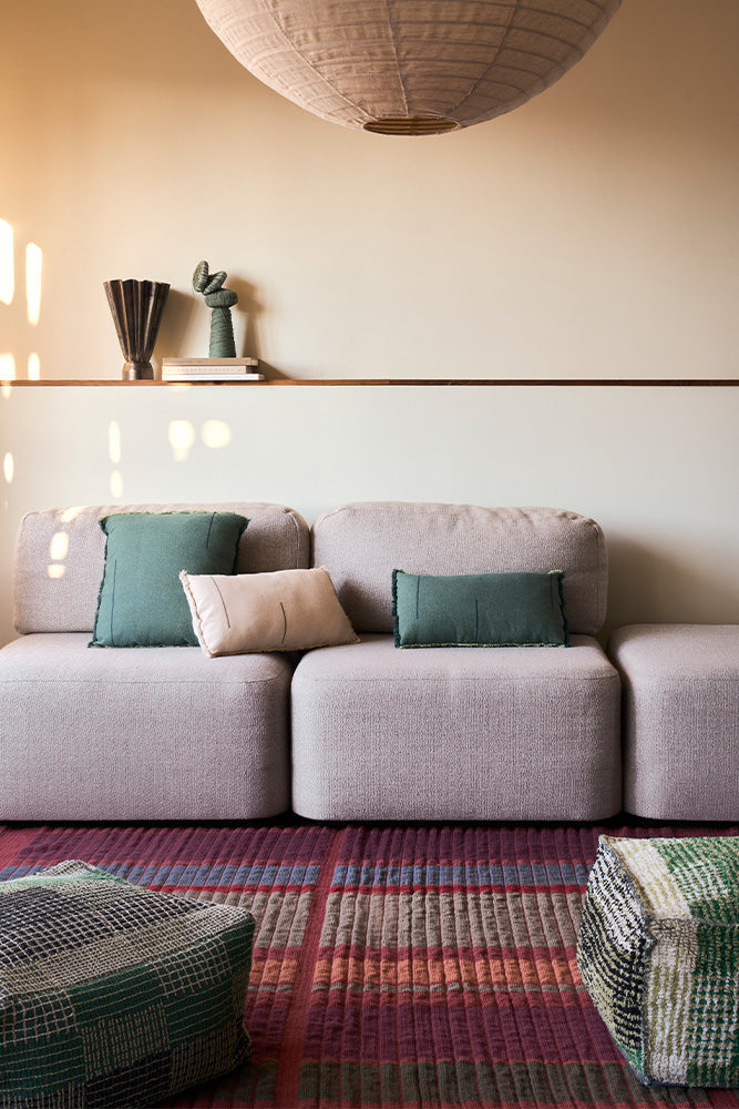 Reversible City Pouf by Lorena Canals
