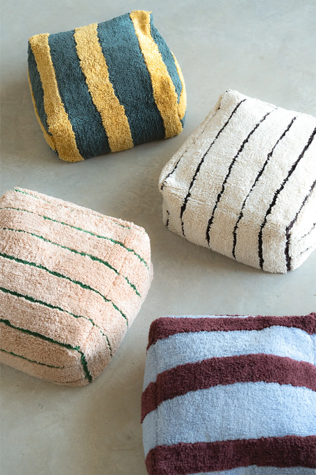 Pouf Lines by Lorena Canals