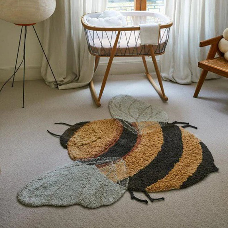 Green Bee Rug Planet Bee Washable Rug – Lorena Canals – Viesso