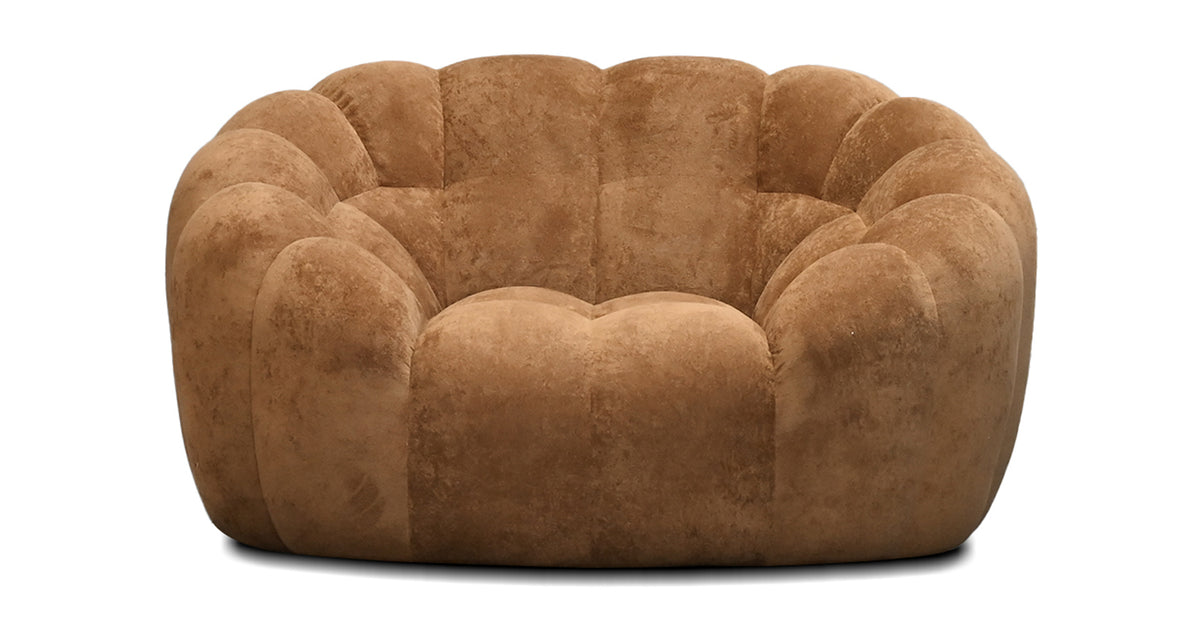 Puffin Lounge Chair by Mobital, showing front view of puffin lounge chair.