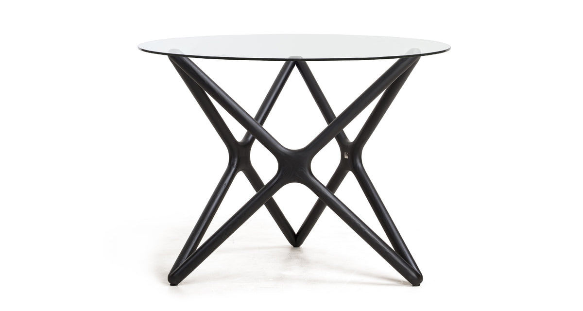 Quasar End Table by Mobital, showing front view of quasar end table.