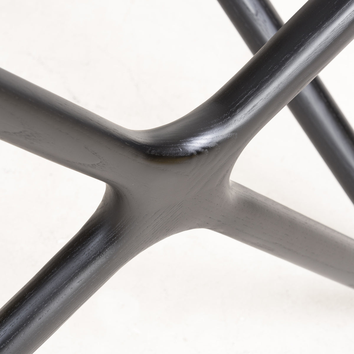 Quasar Round Coffee Table by Mobital, showing closeup view of quasar round coffee rable.