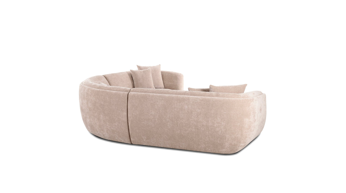 Swerve Sectional 3-Piece Branzino