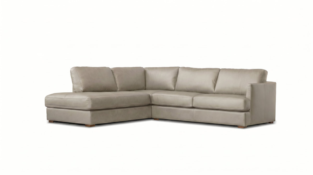 Malea Sectional 2-Piece Chaise Left Side Facing Light Stone