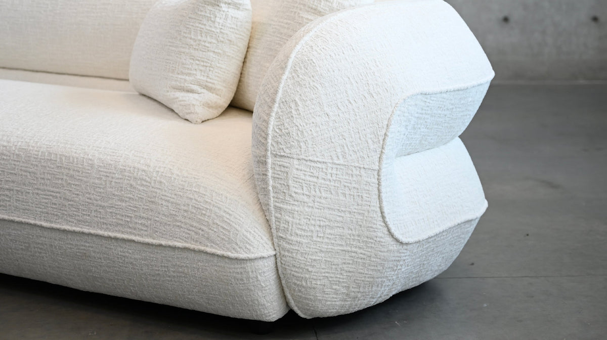 Laurent Sofa 3-Seater Bliss White
