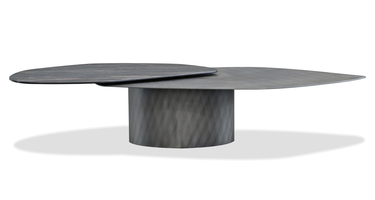 Layer Coffee Table by Mobital, showing front view of layer coffee table.