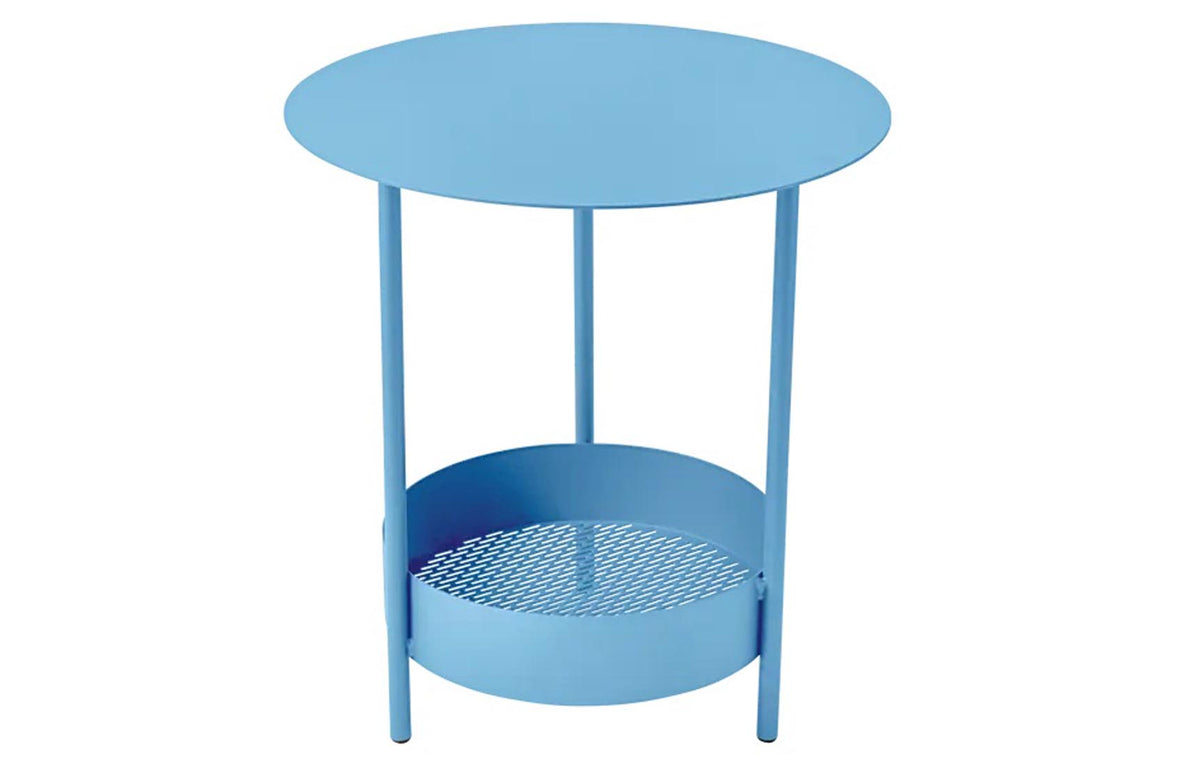 Salsa Side Table by Fermob - Maya Blue.