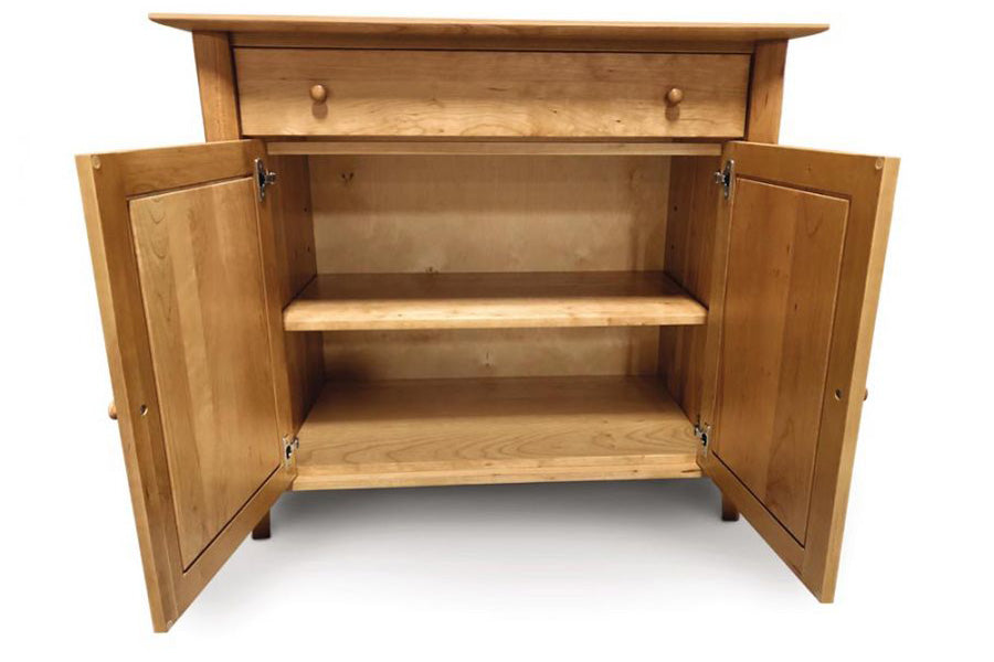 Sarah Buffet by Copeland Furniture, showing open view of sarah buffet.
